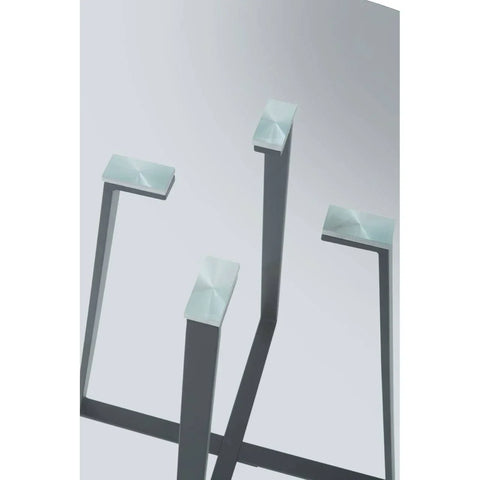 Geometric Glass Dining Table