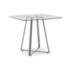 Modern Grey Glass Dining Table