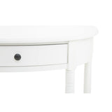 Elegant White Wood Console Table