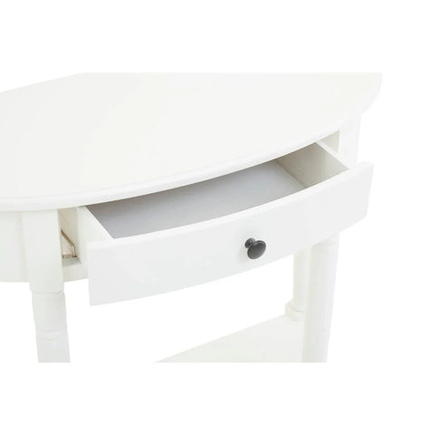 Elegant White Wood Console Table