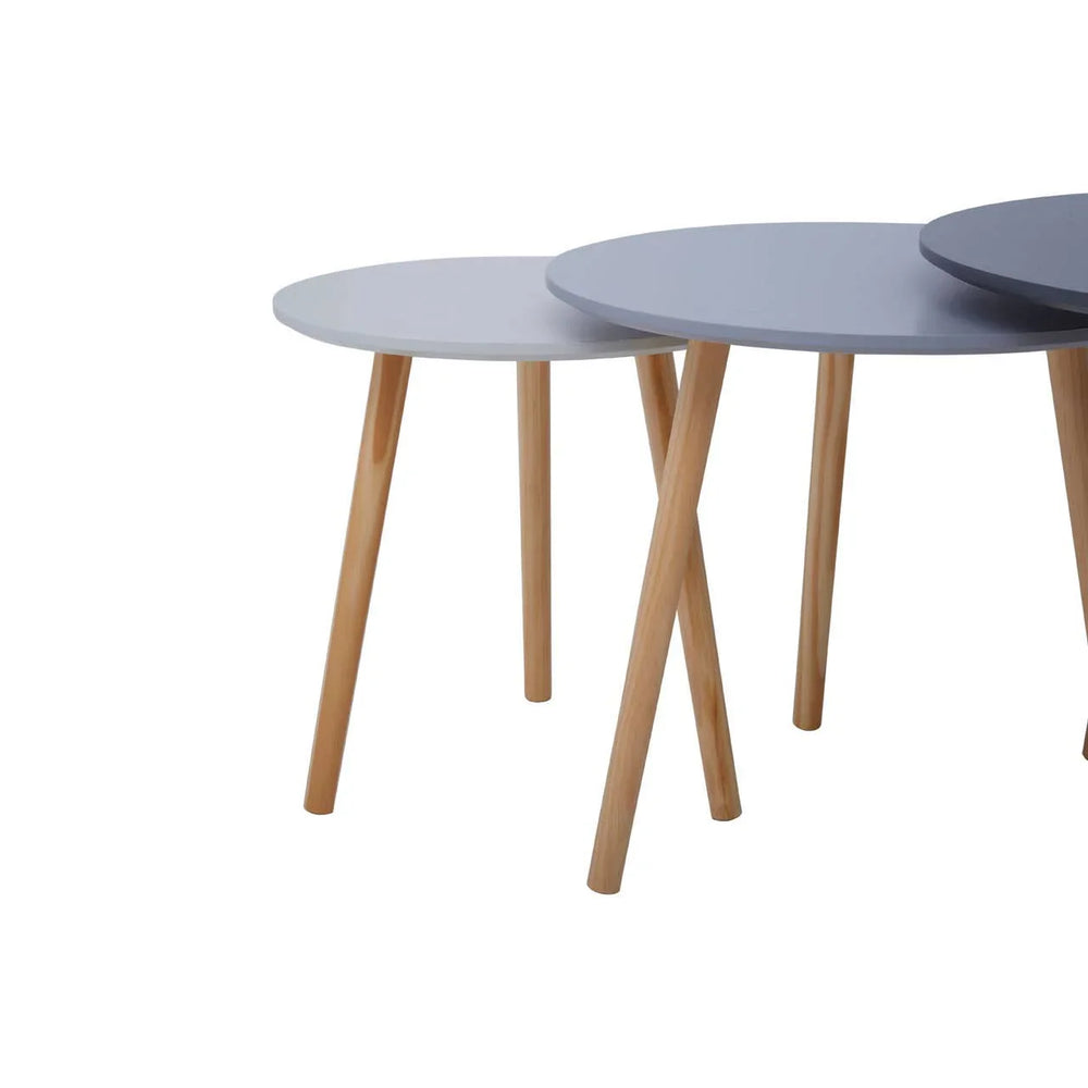 Nordic Grey Round Tables
