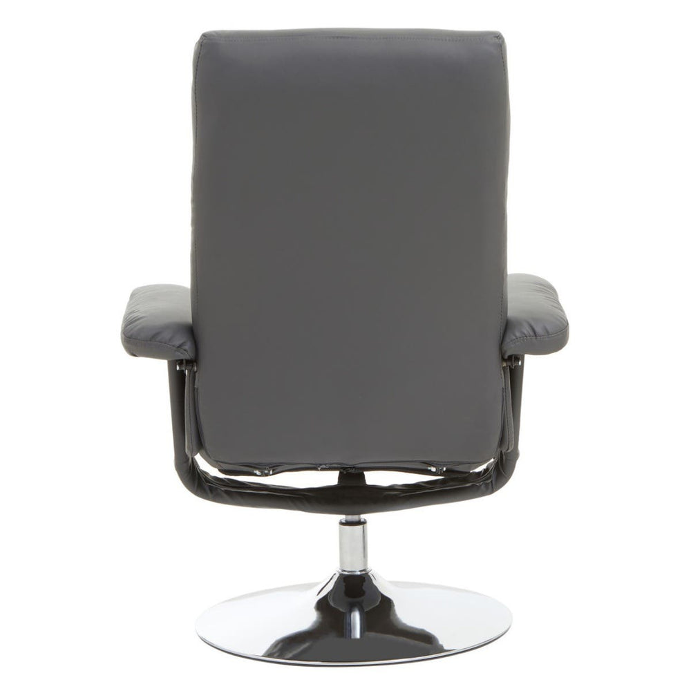 Swivel Recliner Chair Comfort Grey