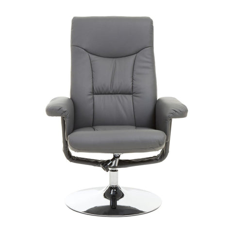 Swivel Recliner Chair Comfort Grey