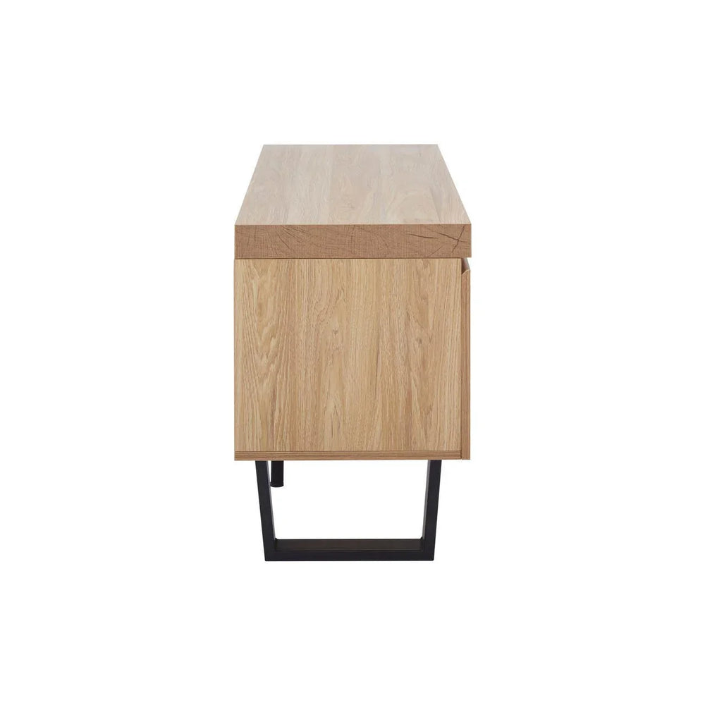 Natural Wood Media Console