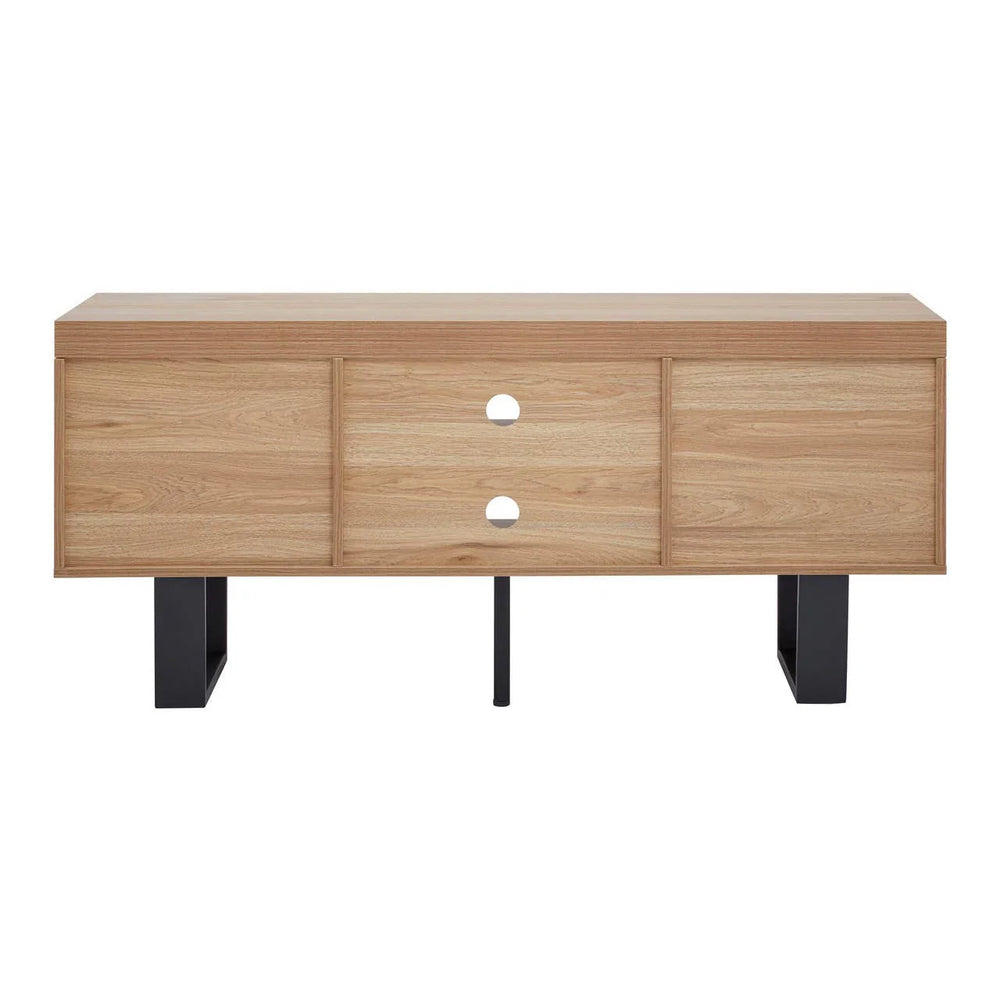 Natural Wood Media Console