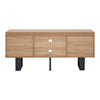Natural Wood Media Console