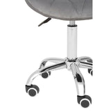 Luxe Velvet Swivel Office Chair