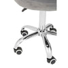 Plush Velvet Office Chair