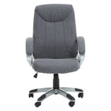 Sleek Grey Swivel Office Chair