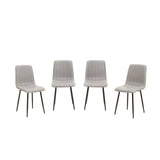 Modern Grey Dining Chair Set