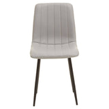 Modern Grey Dining Chair Set