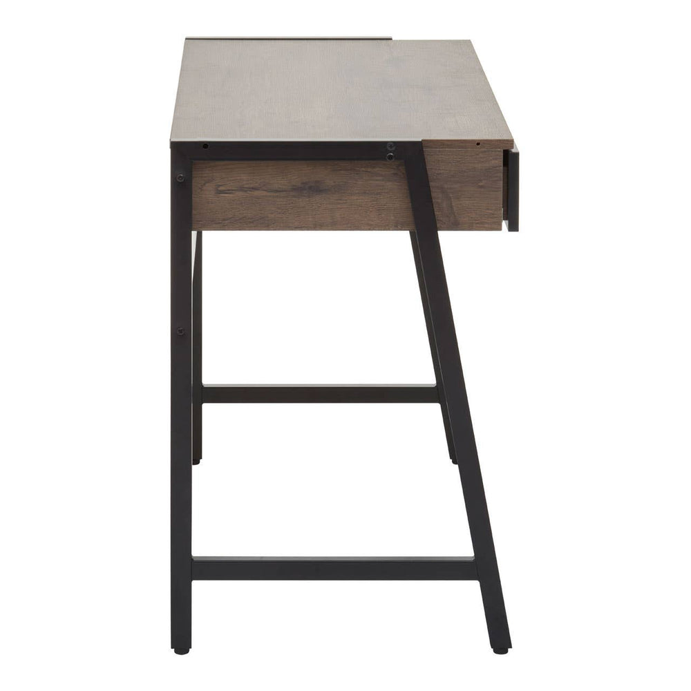 Modern Oak Desk with Drawer