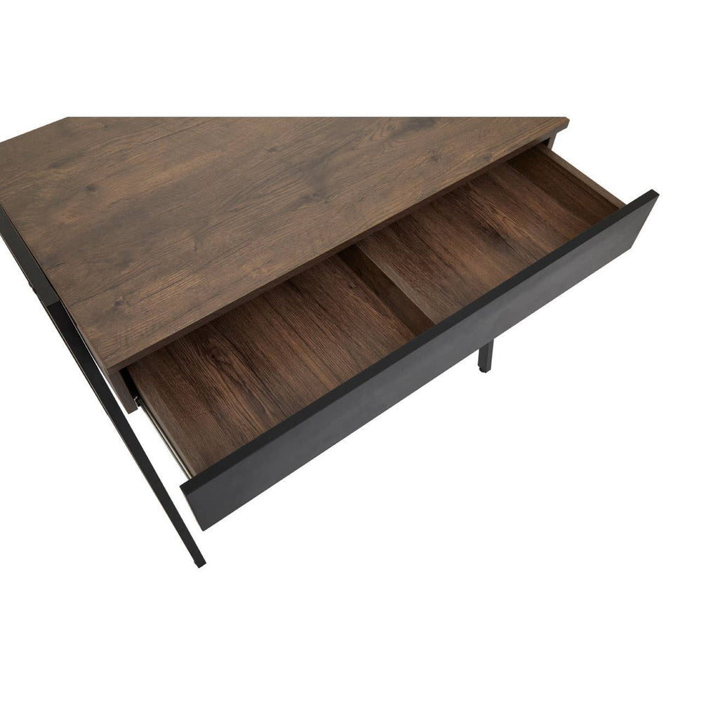 Modern Oak Desk with Drawer