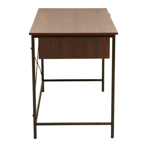 Walnut Veneer Desk with Drawers
