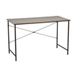 Oak Veneer Metal Frame Desk
