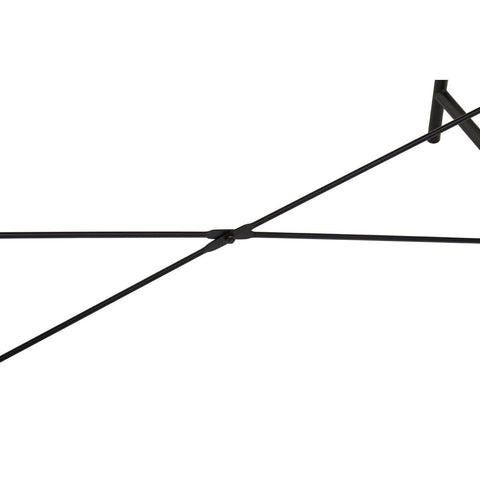 Oak Veneer Metal Frame Desk