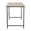 Rustic Oak Industrial Desk