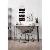 Rustic Oak Industrial Desk