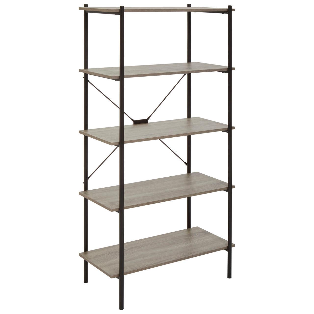 Industrial Grey Oak Shelf