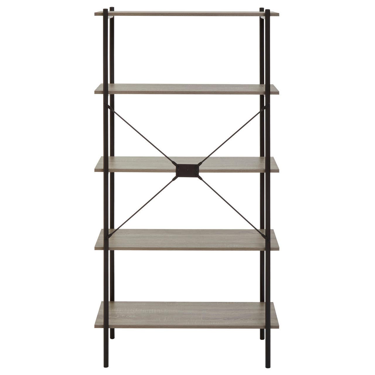 Industrial Grey Oak Shelf