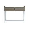 Oak Metal Frame Desk
