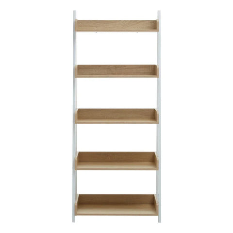 Oak Ladder Shelf Unit