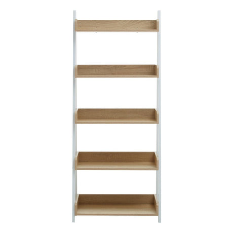 Oak Ladder Shelf Unit