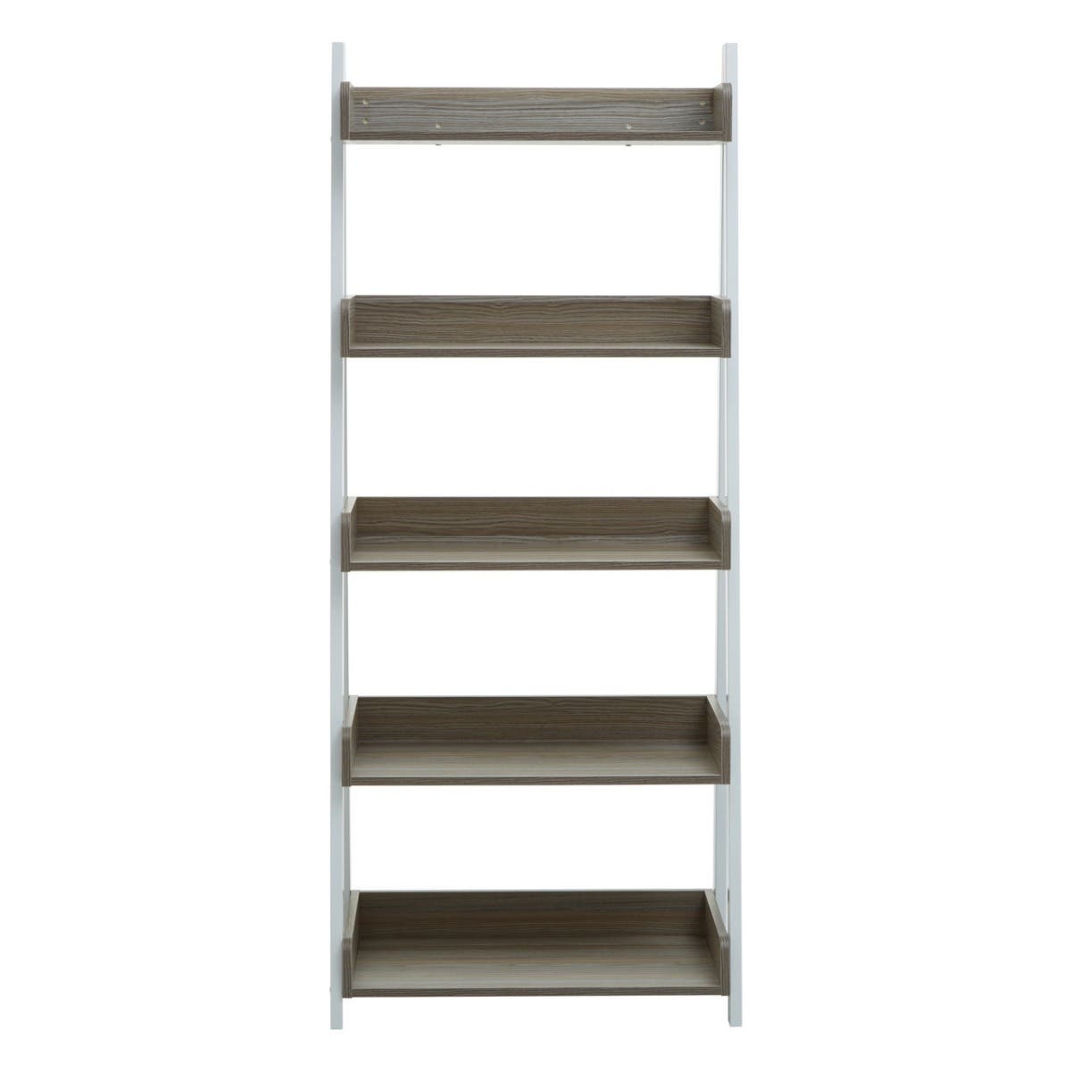 Oak Effect Industrial Shelf Unit