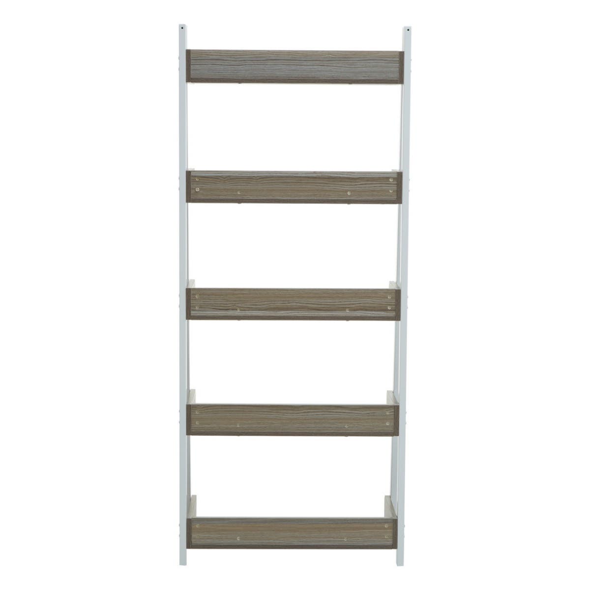 Oak Effect Industrial Shelf Unit