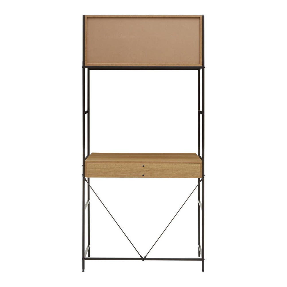 Oak Effect Modular Home Office