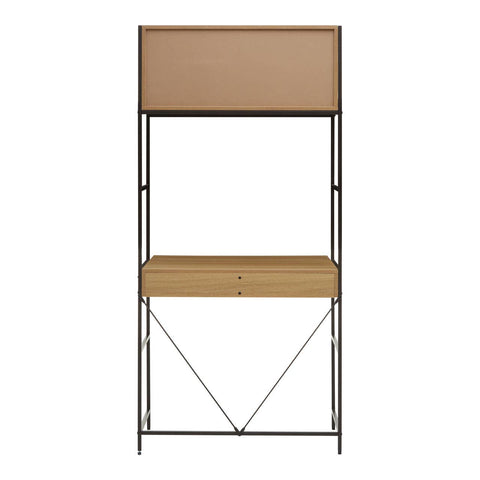 Oak Effect Modular Home Office