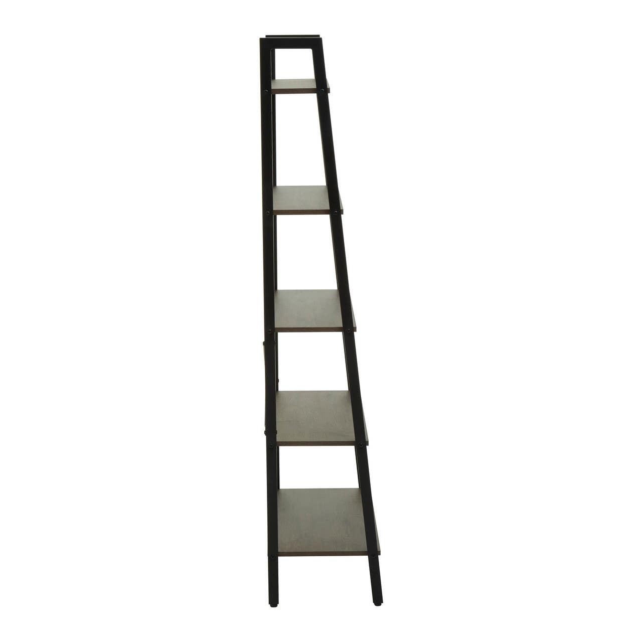 Industrial Oak Ladder Shelf