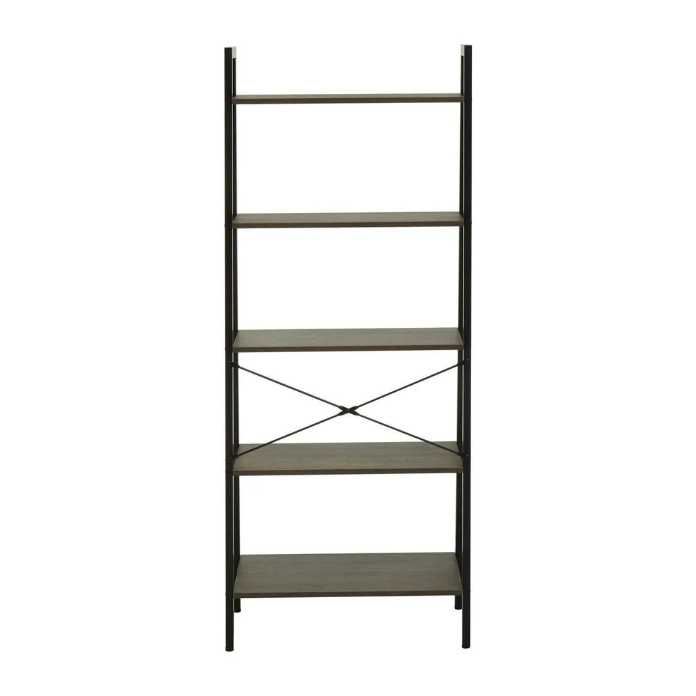 Industrial Oak Ladder Shelf
