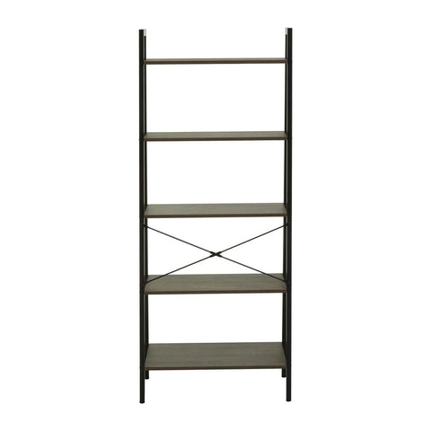 Industrial Oak Ladder Shelf