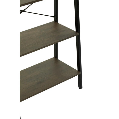 Industrial Oak Ladder Shelf