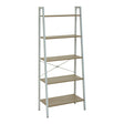 Oak Veneer Ladder Shelf