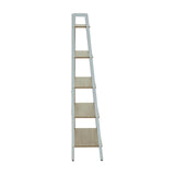 Oak Veneer Ladder Shelf