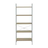 Oak Veneer Ladder Shelf