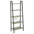 Industrial Oak Ladder Shelf