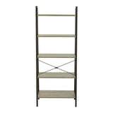 Industrial Oak Ladder Shelf