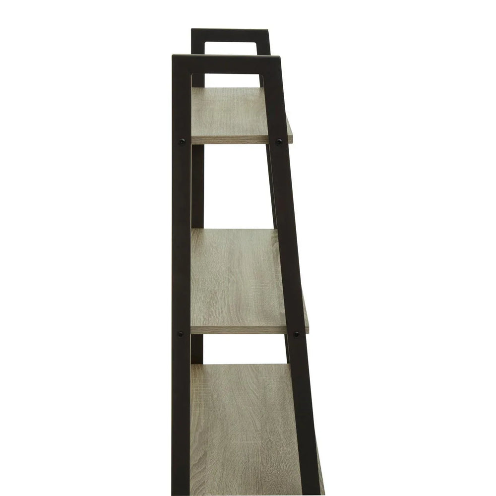 Industrial Oak Ladder Shelf