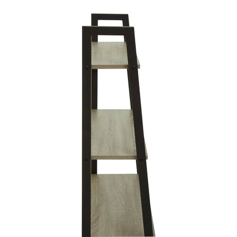Industrial Oak Ladder Shelf
