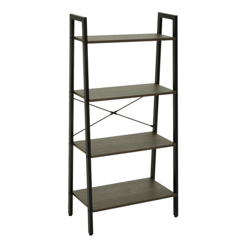 Dark Oak Ladder Shelf Unit