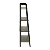 Dark Oak Ladder Shelf Unit