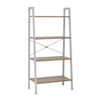 Oak Veneer Ladder Shelf