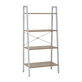 Oak Veneer Ladder Shelf