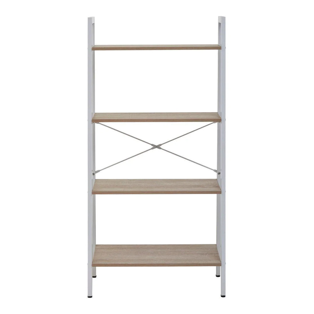 Oak Veneer Ladder Shelf