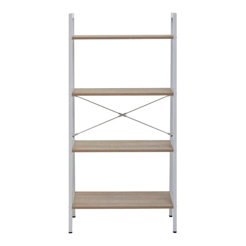 Oak Veneer Ladder Shelf