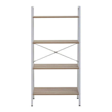 Oak Veneer Ladder Shelf