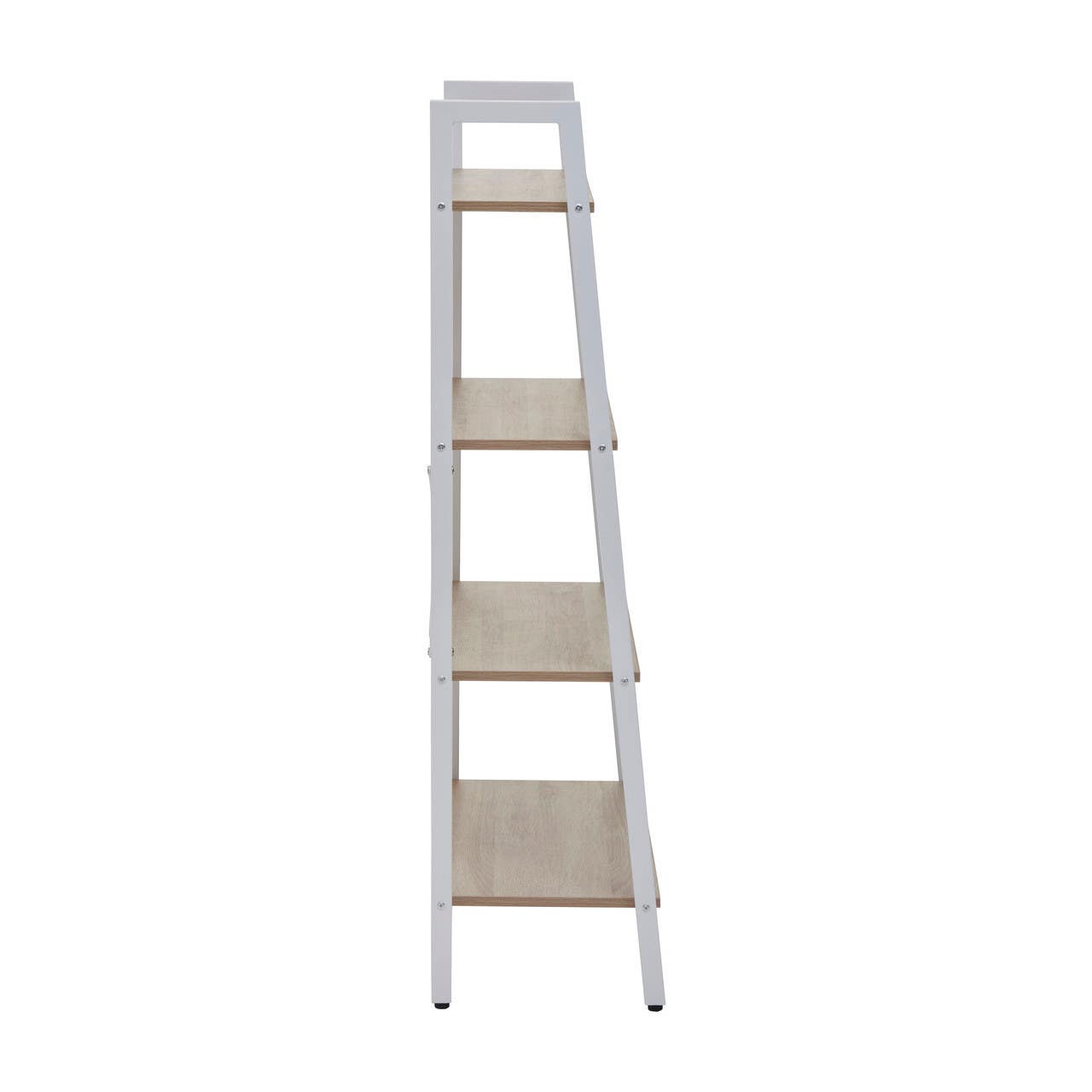Oak Veneer Ladder Shelf